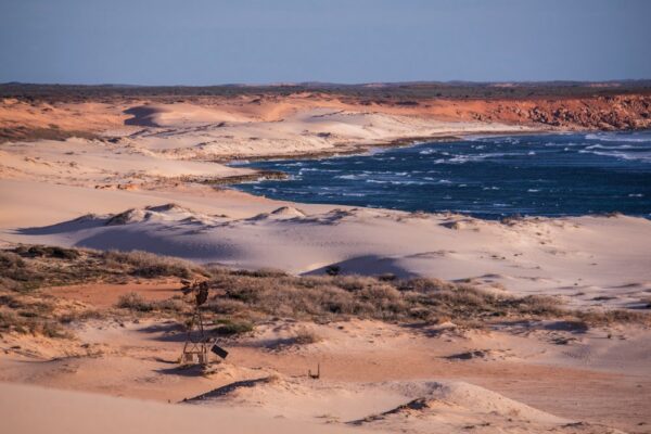 Desert Coastline Fine Art Print Ocean Landscape Aerial Nature Photography Australia Western Australia North West Australia