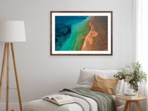 Diversity Series 2/2 Fine Art Print Ocean Landscape Aerial Nature Photography Australia Western Australia North West Australia