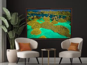 Pulau Wayag Series 1/2 Fine Art Print Nature Photography Landscape Aerial Atolls Travel Indonesia West Papua