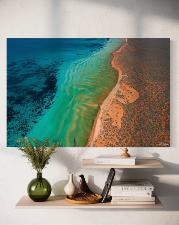 Diversity Series 1/2 Fine Art Print Ocean Landscape Aerial Nature Photography Australia Western Australia North West Australia