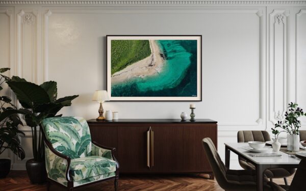 Jungle Green Islet Fine Art Print Ocean Landscape Aerial Nature Photography Australia Western Australia South West Australia