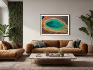 Iris Lagoon Series 2/2 Fine Art Print Ocean Landscape Aerial Nature Photography Australia Western Australia North West Australia