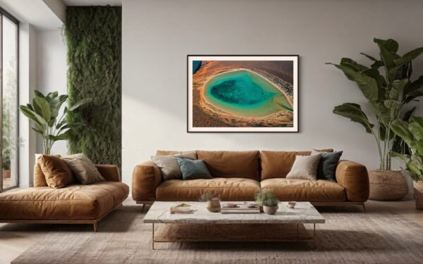 Iris Lagoon Series 2/2 Fine Art Print Ocean Landscape Aerial Nature Photography Australia Western Australia North West Australia