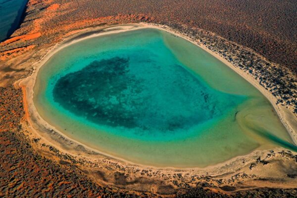 Iris Lagoon Series 2/2 Fine Art Print Ocean Landscape Aerial Nature Photography Australia Western Australia North West Australia