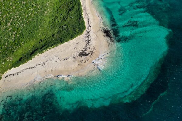 Jungle Green Islet Fine Art Print Ocean Landscape Aerial Nature Photography Australia Western Australia South West Australia