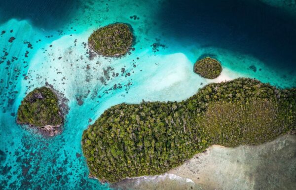 Pulau Wayag Series 2/2 Fine Art Print Nature Photography Landscape Aerial Atolls Travel Indonesia West Papua